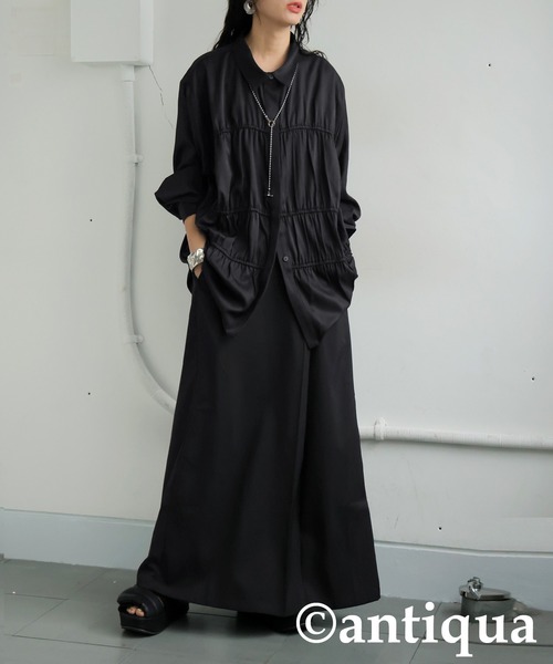 antiqua(アンティカ)の「ティアードトップス(その他トップス・レディース・ブラック・ONESIZE)」の7枚目の写真