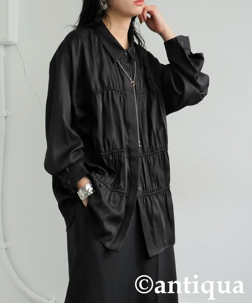 antiqua(アンティカ)の「ティアードトップス(その他トップス・レディース・ブラック・ONESIZE)」の6枚目の写真