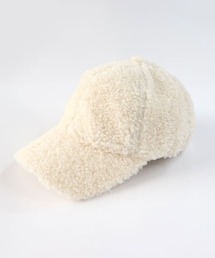 CEMONEMO | もこもこ ボア ボールキャップ(キャップ)