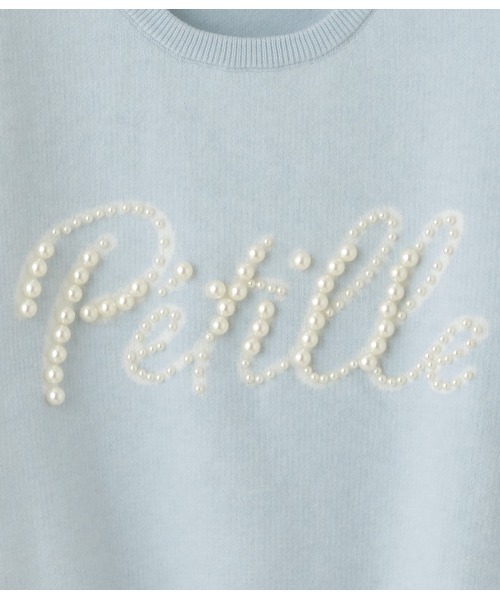 PEACH JOHN（ピーチジョン）の「メッセージパールニット（ニット/セーター・レディース・ブルー/ピンク/モカ・ONE SIZE）」の5枚目の写真