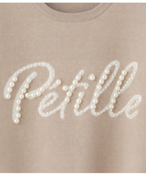 PEACH JOHN（ピーチジョン）の「メッセージパールニット（ニット/セーター・レディース・ブルー/ピンク/モカ・ONE SIZE）」の4枚目の写真