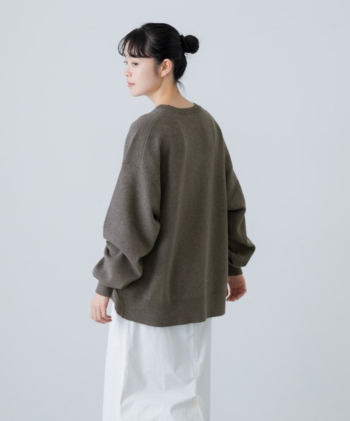 美品 かぐれ kagure ウール カシミヤ スリット ニットプルオーバー かぐれ（カグレ）の「スリットニットプルオーバー（ニット/セーター