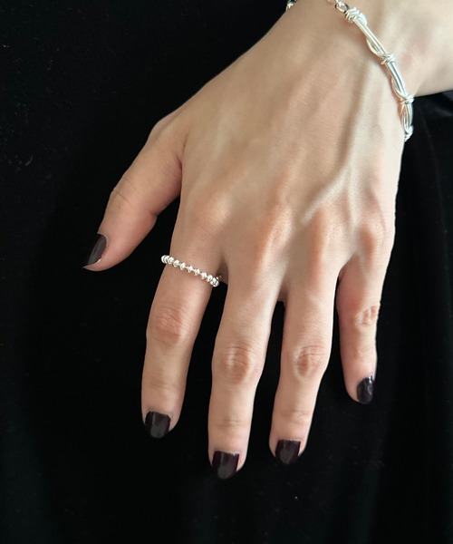 whoseA（フーシー）の「【silver925】Extend Ring2/エクステンド チェーンリング（リング・レディース・シルバー/ゴールド・FREE）」の14枚目の写真