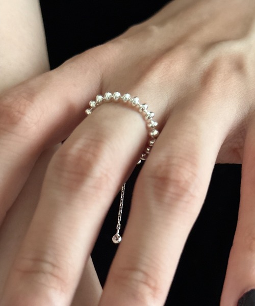 whoseA（フーシー）の「【silver925】Extend Ring2/エクステンド チェーンリング（リング・レディース・シルバー/ゴールド・FREE）」の15枚目の写真