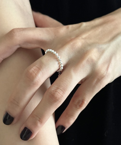 whoseA（フーシー）の「【silver925】Extend Ring2/エクステンド チェーンリング（リング・レディース・シルバー/ゴールド・FREE）」の16枚目の写真