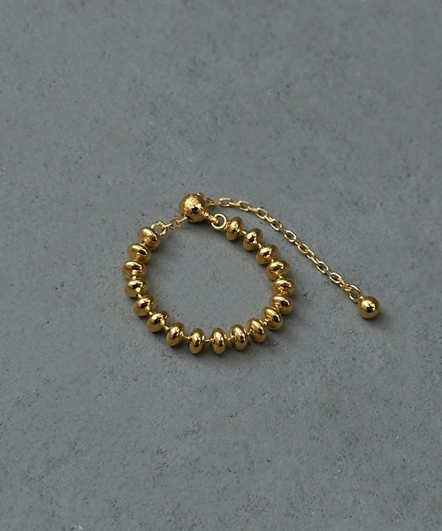 whoseA（フーシー）の「【silver925】Extend Ring2/エクステンド チェーンリング（リング・レディース・シルバー/ゴールド・FREE）」の4枚目の写真