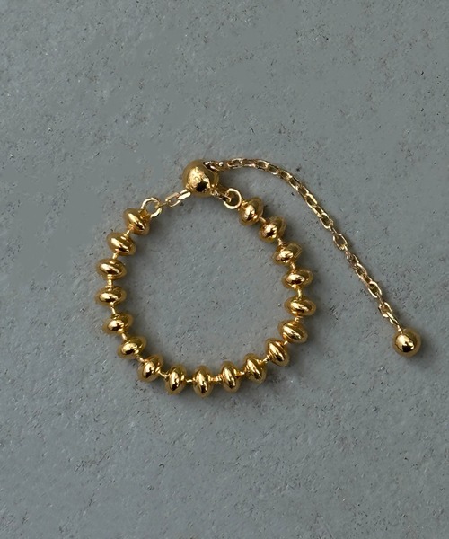 whoseA（フーシー）の「【silver925】Extend Ring2/エクステンド チェーンリング（リング・レディース・シルバー/ゴールド・FREE）」の5枚目の写真