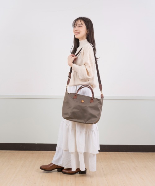 【セール】【BONFANTI/ボンファンティ】2WAY ナイロントート バッグ Lサイズ（ショルダーバッグ）｜BONFANTI（ボンファンティ）