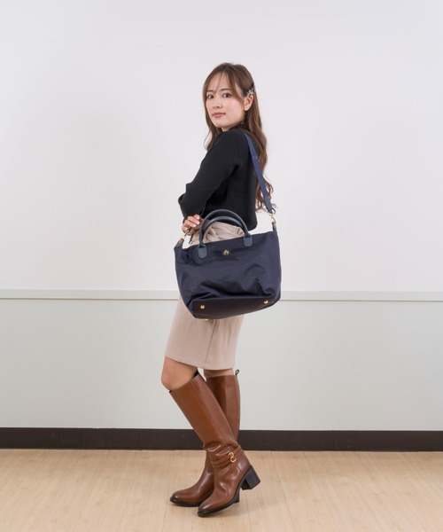 【セール】【BONFANTI/ボンファンティ】2WAY ナイロントート バッグ Lサイズ（ショルダーバッグ）｜BONFANTI（ボンファンティ）