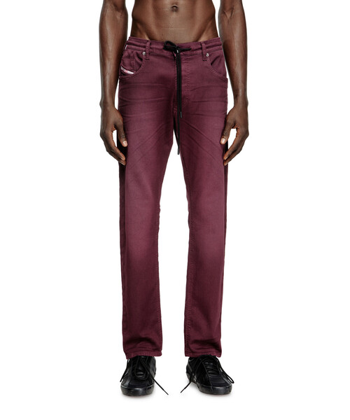 DIESEL(ディーゼル)の「メンズ デニムパンツ ジョグジーンズ 2032 D-KROOLEY-B JOGG(デニムパンツ・メンズ・グレー/ブラウン系その他/エンジ/ブラウン・30inch/34inch/32inch/26inch/38inch/36inch/28inch)」の10枚目の写真