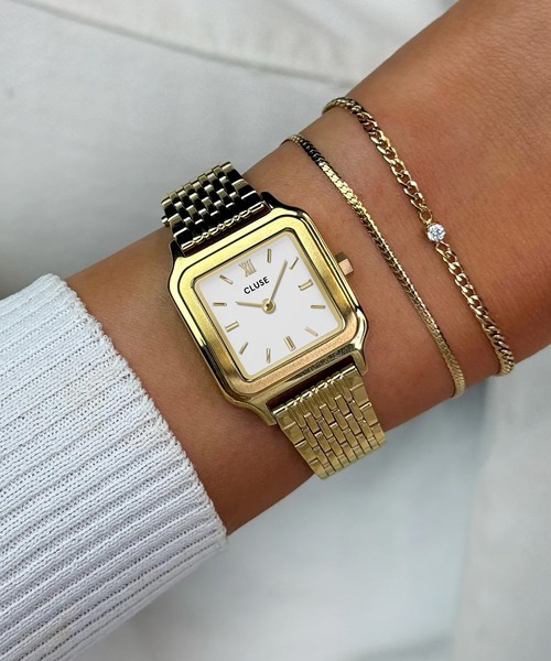 CLUSE（クルース）の「「CLUSE/クルース」グラシューズ グラシューズ ペティット ゴールド/シルバー　２サイズ展開（アナログ腕時計・レディース・ゴールド系/イエローゴールド/シルバー系1/シルバー・24/28mm）」の21枚目の写真