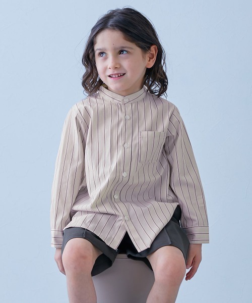 devirock（デビロック）の「えらべる フォーマルデザインシャツ（シャツ/ブラウス・キッズ・グレー系1/グレー系2/グレー系3/ホワイト系1/ホワイト系2/ホワイト系3/サックスブルー系1/サックスブルー系2/ブラック系1/ベージュ系/ブラック系2/ネイビー系/グレー系4・140cm/150cm/160cm/110cm/100cm/120cm/130cm）」の10枚目の写真