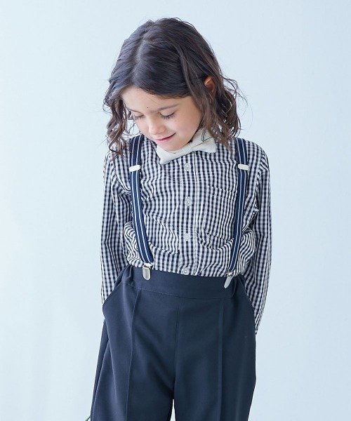 devirock（デビロック）の「えらべる フォーマルデザインシャツ（シャツ/ブラウス・キッズ・グレー系1/グレー系2/グレー系3/ホワイト系1/ホワイト系2/ホワイト系3/サックスブルー系1/サックスブルー系2/ブラック系1/ベージュ系/ブラック系2/ネイビー系/グレー系4・140cm/150cm/160cm/110cm/100cm/120cm/130cm）」の11枚目の写真