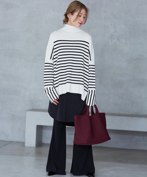 ◇ボーダーニット（ニット/セーター）｜LE PHIL（ルフィル）の