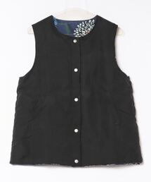 BAYBLO（ベイブロ）の「(BD)【BARNDOOR】【リバーシブル】北欧風 ボタニカル 中綿 ベスト（ダウンベスト）」