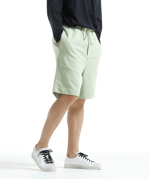 Y-3（ワイスリー）の「M FT SHORTS（スウェットパンツ・メンズ・ライトグリーン系・SMALL/MEDIUM/LARGE/X-SMALL/X-LARGE）」の2枚目の写真