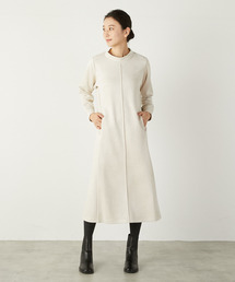 LOGEMENT DE CLAIRE（ロジュモンドクレール）の「モックネックロング丈ワンピース（ワンピース）」