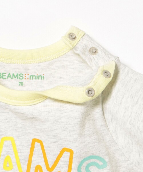 BEAMS mini（ビームスミニ）の「半袖 スマイル ロンパース 2025SS（70～80cm）（ロンパース・キッズ・ホワイト系その他7/ホワイト系その他5/レッド系その他2/サックスブルー・80/70）」の17枚目の写真