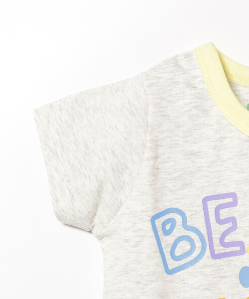 BEAMS mini（ビームスミニ）の「半袖 スマイル ロンパース 2025SS（70～80cm）（ロンパース・キッズ・ホワイト系その他7/ホワイト系その他5/レッド系その他2/サックスブルー・80/70）」の18枚目の写真