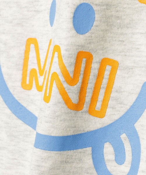 BEAMS mini（ビームスミニ）の「半袖 スマイル ロンパース 2025SS（70～80cm）（ロンパース・キッズ・ホワイト系その他7/ホワイト系その他5/レッド系その他2/サックスブルー・80/70）」の21枚目の写真