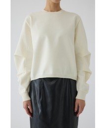 Tuck volume washable knit タックボリュームウォッシャブルニット