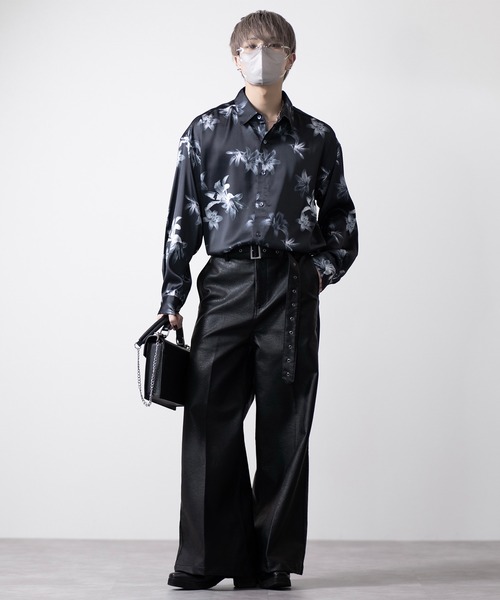 激安アウトレット処分市 | 激安通販のイーサプライ CLEL】Vintage Design Belted Flare Pants/ヴィンテージデザイン パンツ
