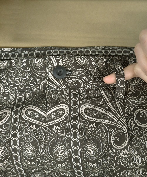 mp13124-ペイズリー総柄テーパードパンツ（その他パンツ）｜CAMBIO