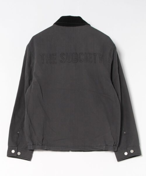Subciety(サブサエティ)の「Washed duck jkt(ブルゾン・メンズ・グレー/オリーブ/ブラック・X-LARGE/LARGE/MEDIUM/SMALL)」の19枚目の写真