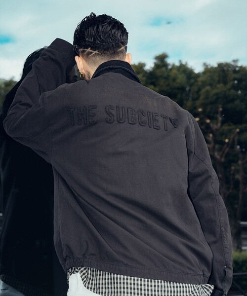 Subciety(サブサエティ)の「Washed duck jkt(ブルゾン・メンズ・グレー/オリーブ/ブラック・X-LARGE/LARGE/MEDIUM/SMALL)」の21枚目の写真