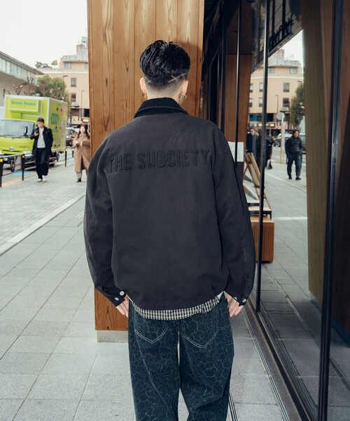 Subciety(サブサエティ)の「Washed duck jkt(ブルゾン・メンズ・グレー/オリーブ/ブラック・X-LARGE/LARGE/MEDIUM/SMALL)」の22枚目の写真