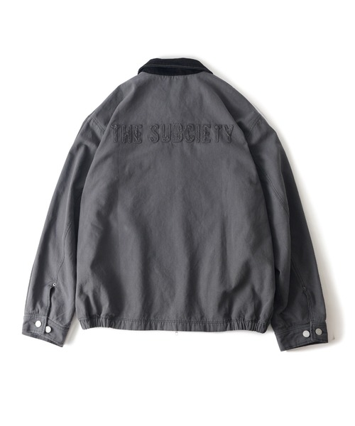 Subciety(サブサエティ)の「Washed duck jkt(ブルゾン・メンズ・グレー/オリーブ/ブラック・X-LARGE/LARGE/MEDIUM/SMALL)」の6枚目の写真