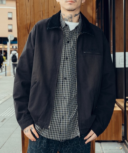 Subciety(サブサエティ)の「Washed duck jkt(ブルゾン・メンズ・グレー/オリーブ/ブラック・X-LARGE/LARGE/MEDIUM/SMALL)」の10枚目の写真