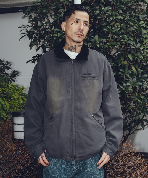 Subciety(サブサエティ)の「Washed duck jkt(ブルゾン・メンズ・グレー/オリーブ/ブラック・X-LARGE/LARGE/MEDIUM/SMALL)」の12枚目の写真