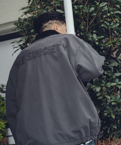 Subciety(サブサエティ)の「Washed duck jkt(ブルゾン・メンズ・グレー/オリーブ/ブラック・X-LARGE/LARGE/MEDIUM/SMALL)」の13枚目の写真