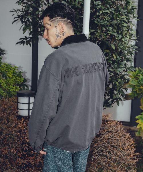 Subciety(サブサエティ)の「Washed duck jkt(ブルゾン・メンズ・グレー/オリーブ/ブラック・X-LARGE/LARGE/MEDIUM/SMALL)」の14枚目の写真