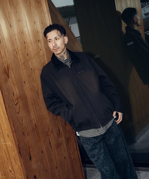 Subciety(サブサエティ)の「Washed duck jkt(ブルゾン・メンズ・グレー/オリーブ/ブラック・X-LARGE/LARGE/MEDIUM/SMALL)」の8枚目の写真