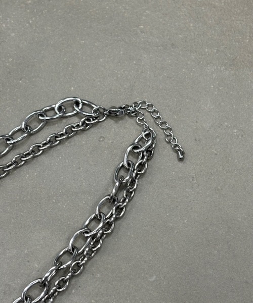 SHAGGIE(シャギー)の「2連チェーンネックレス(ネックレス・レディース・シルバー・FREE)」の9枚目の写真