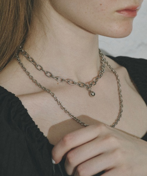 SHAGGIE(シャギー)の「2連チェーンネックレス(ネックレス・レディース・シルバー・FREE)」の14枚目の写真