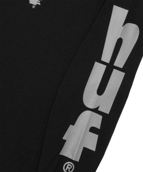 HUF(ハフ)の「MEGABLAST STRETCH LS TEE / HUF ハフ ヘビーウェイト ロングスリーブTシャツ ロンT(Tシャツ/カットソー・メンズ・ネイビー/ブラック/ホワイト/パープル系その他・X-SMALL/SMALL/MEDIUM/LARGE/X-LARGE/XX-LARGE)」の10枚目の写真