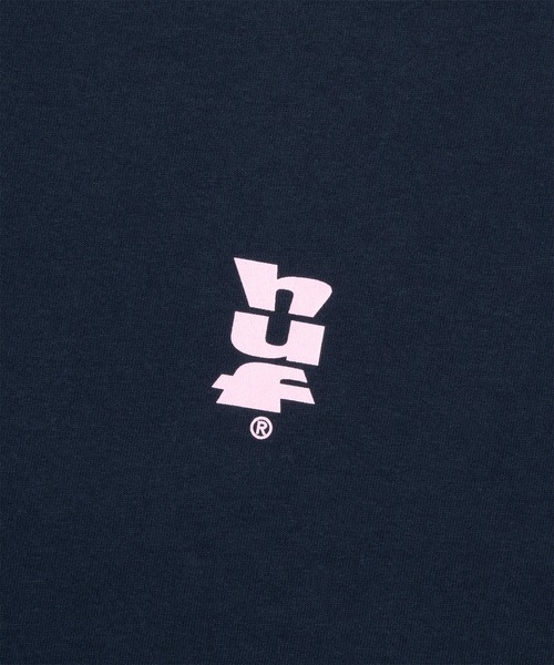 HUF(ハフ)の「MEGABLAST STRETCH LS TEE / HUF ハフ ヘビーウェイト ロングスリーブTシャツ ロンT(Tシャツ/カットソー・メンズ・ネイビー/ブラック/ホワイト/パープル系その他・X-SMALL/SMALL/MEDIUM/LARGE/X-LARGE/XX-LARGE)」の15枚目の写真