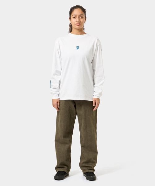 HUF(ハフ)の「MEGABLAST STRETCH LS TEE / HUF ハフ ヘビーウェイト ロングスリーブTシャツ ロンT(Tシャツ/カットソー・メンズ・ネイビー/ブラック/ホワイト/パープル系その他・X-SMALL/SMALL/MEDIUM/LARGE/X-LARGE/XX-LARGE)」の22枚目の写真