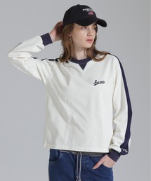 AVIREX | COLOR SCHEME EMBROIDERY TOPS/カラースキーム刺繍トップス(Tシャツ/カットソー)