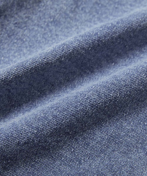 devirock(デビロック)の「ストレッチデニム ハイウエスト フリルショートパンツ(デニムパンツ・キッズ・オフホワイト/ブルー系1/ブラック系1/ネイビー系1・100cm/110cm/120cm/130cm/140cm/150cm/160cm)」の6枚目の写真