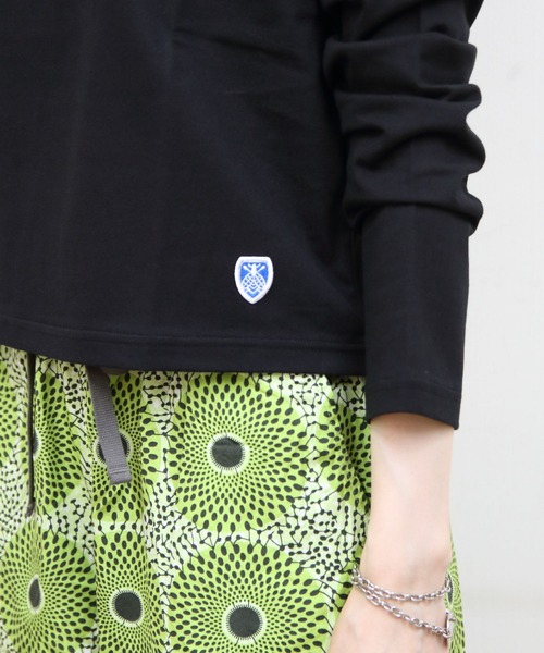 ORCIVAL(オーシバル)の「ORCIVAL/オーシバル ボートネックロングスリーブプルオーバー ソリッド BOATNECK LONGSLEEVE P.O. SOLID OR-C0414 BFJ(Tシャツ/カットソー・レディース・ホワイト/ブラック・2)」の10枚目の写真
