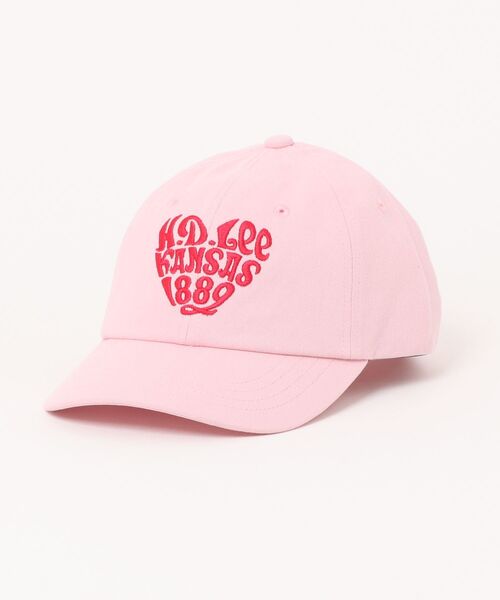 Lee（リー）の「Lee/リー LE COTTON TWILL CAP キッズ キャップ 251076605（キャップ・キッズ・ピンク/ホワイト/ダークグレー・FREE）」の3枚目の写真