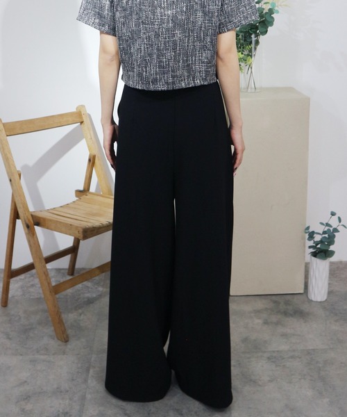 CeLess（セレス）の「【UNISEX】Wide Slacks / ワイドスラックス（スラックス・レディース・ブラック/グレー・S/M/L）」の17枚目の写真