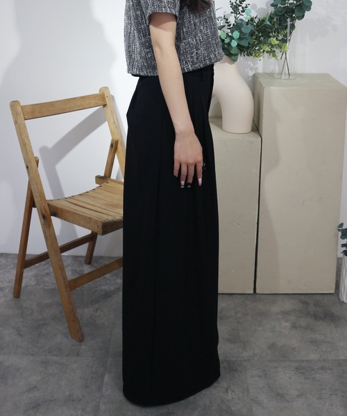 CeLess（セレス）の「【UNISEX】Wide Slacks / ワイドスラックス（スラックス・レディース・ブラック/グレー・S/M/L）」の16枚目の写真