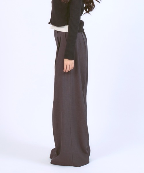 CeLess（セレス）の「【UNISEX】Wide Slacks / ワイドスラックス（スラックス・レディース・ブラック/グレー・S/M/L）」の19枚目の写真