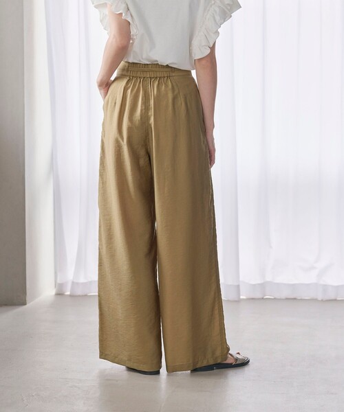 BEAUTY&YOUTH UNITED ARROWS（ビューティーアンドユースユナイテッドアローズ）の「ツイル リボンベルト ワイドパンツ（その他パンツ・レディース・ネイビー/ベージュ/ダークグレー/その他・XS/M/S）」の20枚目の写真
