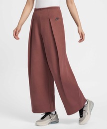 ナイキ スポーツウェア テック フリース ウィメンズ ハイウエスト プリーツ パンツ / Nike Sportswear Tech Fleece Women's High-Waisted Pleated Pants FV8053-218 Red Sepia